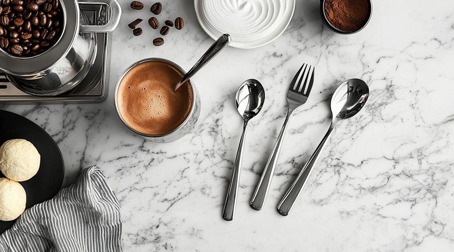 fork and spoon and knife set